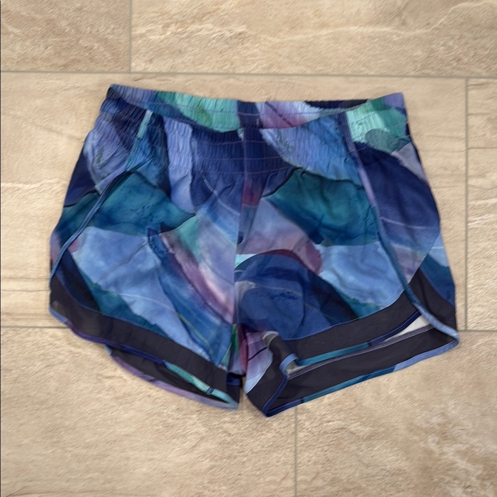 Athleta Blue and Purple Athletic Shorts